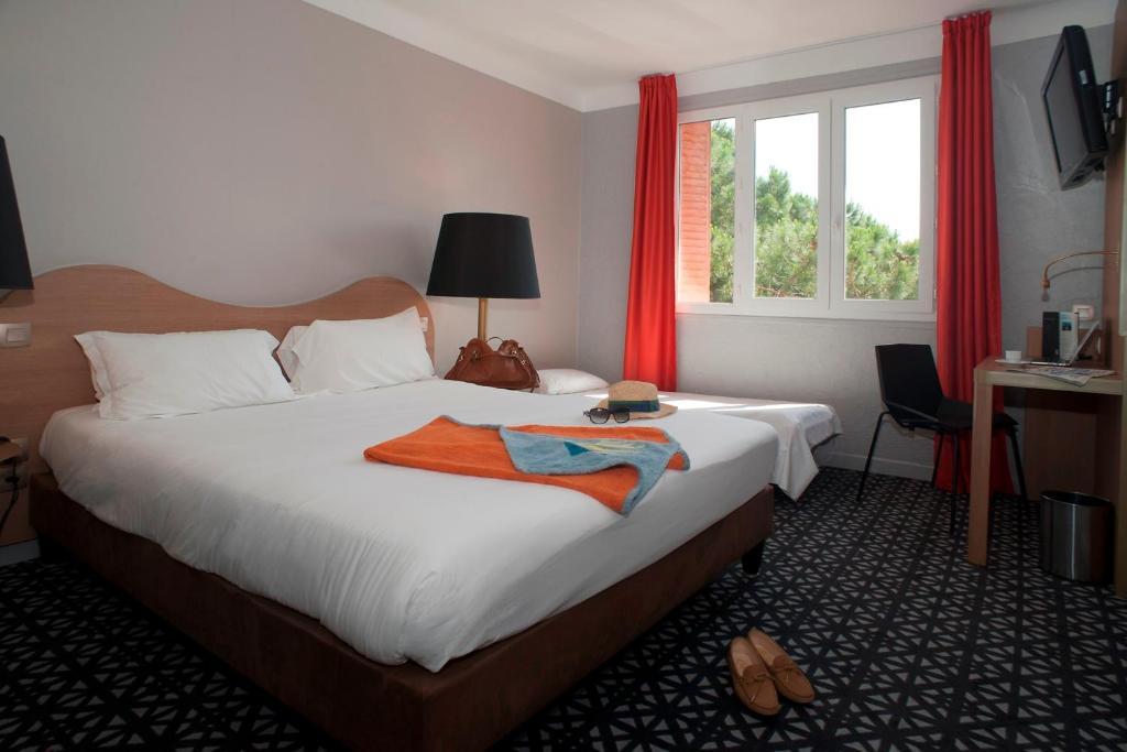 Hotel Beau Rivage 아르젤레쉬르메르 객실 사진