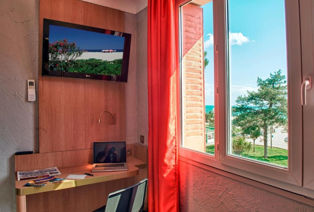 Hotel Beau Rivage 아르젤레쉬르메르 객실 사진